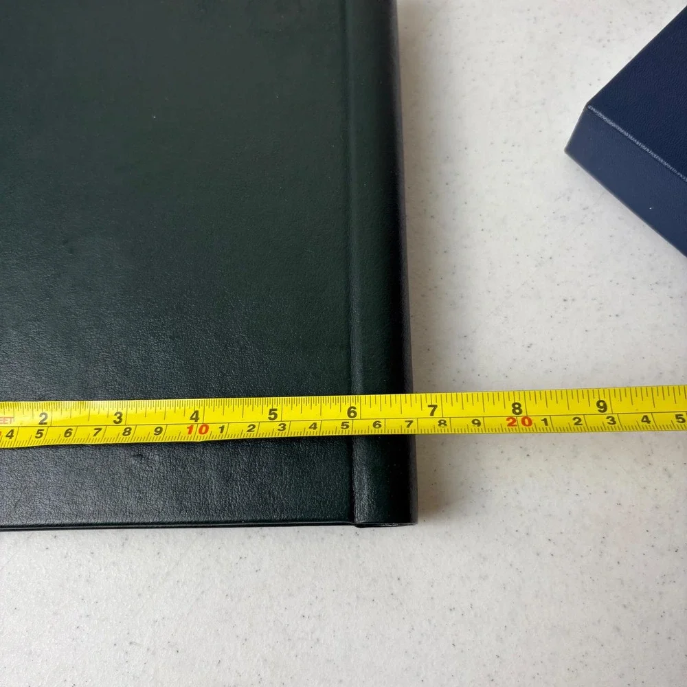 Brooks Brothers Telephone Directory Address Book Vintage Green Gold Gift Box